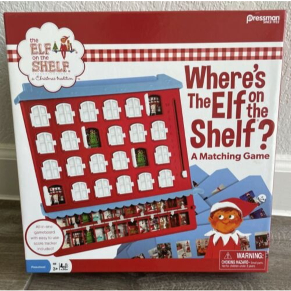 The Elf on the Shelf Where's the Elf on the Shelf? Matching Game by Pressman TF - Picture 1 of 2